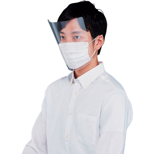 KING JIM 折りたたみフェイスシールド 100枚入り FS10-100-T 1 PK