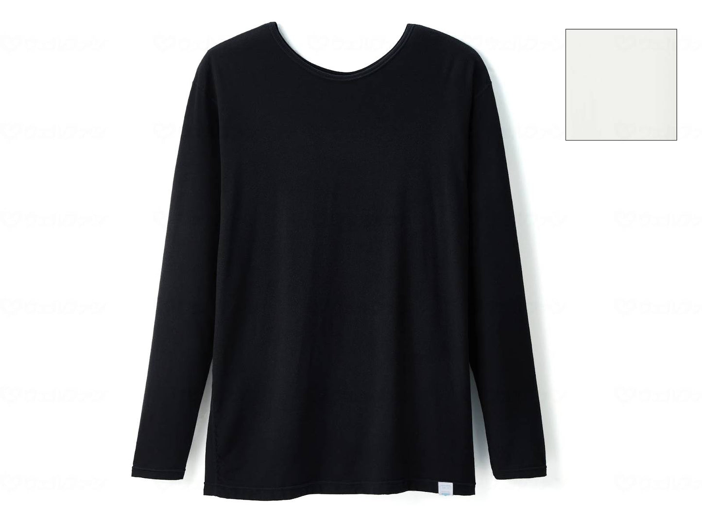 HONESTIES 뒷면 전후 없음 맨즈 긴 소매 인 나 화이트 M