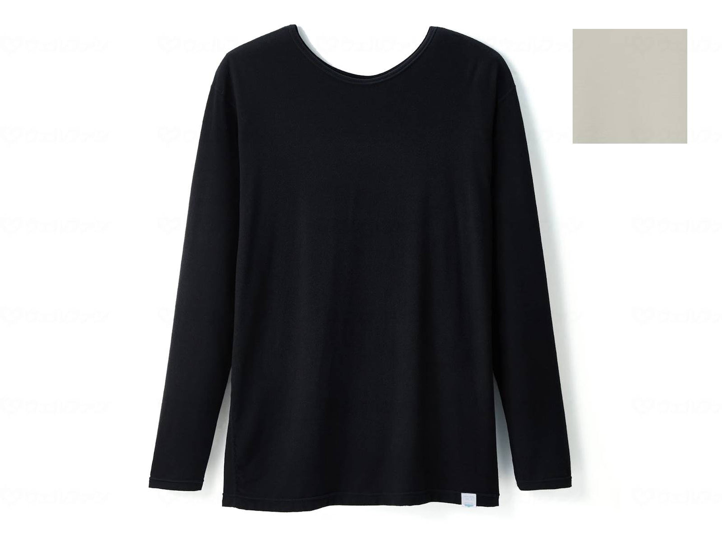 HONESTIES裏表無し レディース長袖インナー グレー M