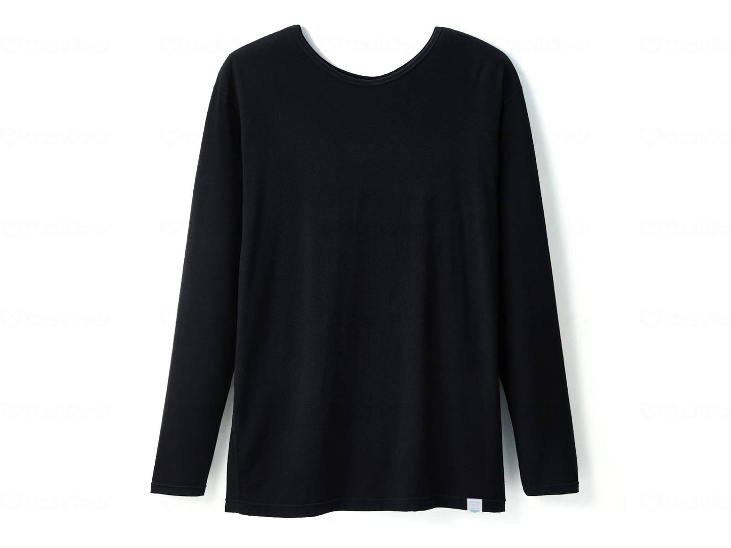 HONESTIES No inside or outside, ladies long sleeve innerwear, black, S