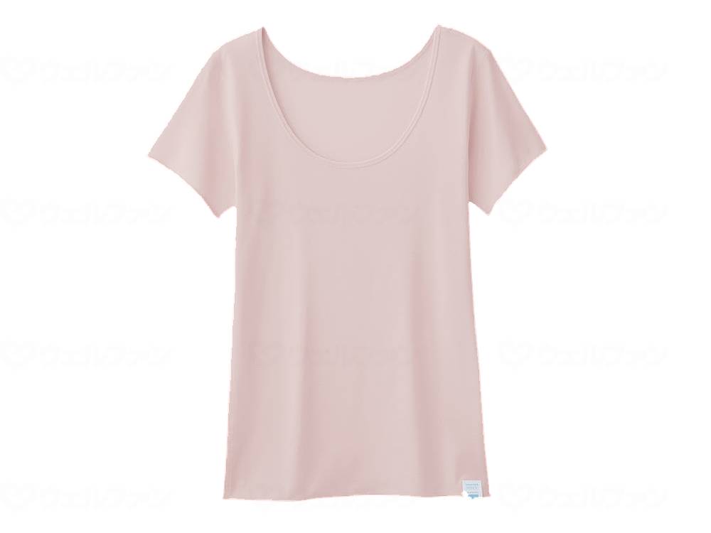 HONESTIES Women's short-sleeved innerwear, pink, size M