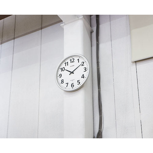 KING JIM Radio-controlled wall clock Zara-ji Power-saving and waterproof 1 AA battery High-Kurt radio-controlled movement Battery life approx. 5 years IP54 equivalent GDKB-001 1 unit