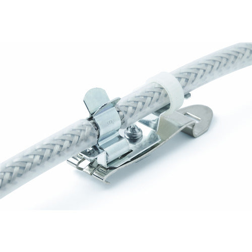 HEBOTEC HEBOCLIP 실드 클램프 용 클립 스트레인 릴리프 DIN 레일 35mm 10 개들이 1020-020 1 봉지