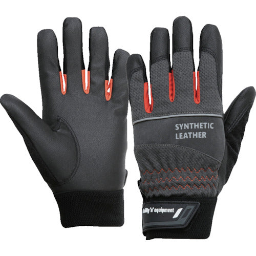 Otafuku Standard Work PU Gloves Standard Black x Gray S K-82-BK/GR-S 1 pair