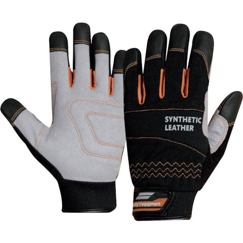 Otafuku Heavy Duty Microfiber Gloves Black x Bronze M K-85-BK/BL-M 1 Pair