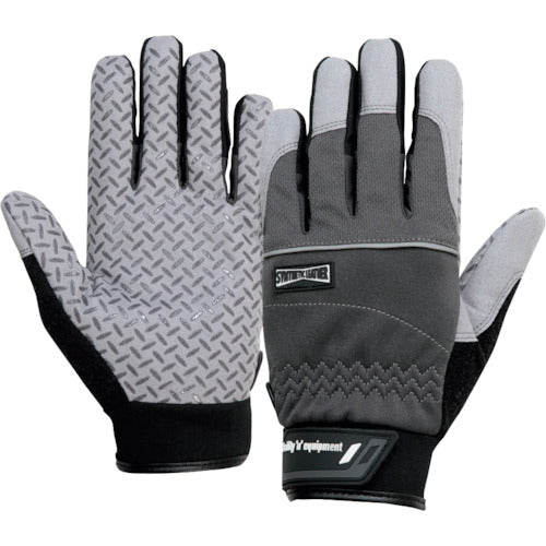 おたふく 超重作業用マイクロファイバー手袋+シリコンゴム グレー 3L K-86-GR-3L 1 双