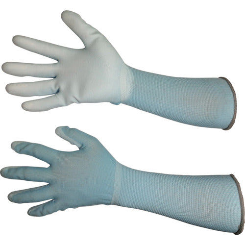 Fuji Gloves Urethane Mega Long Blue 5P L 5362-L 1 pair