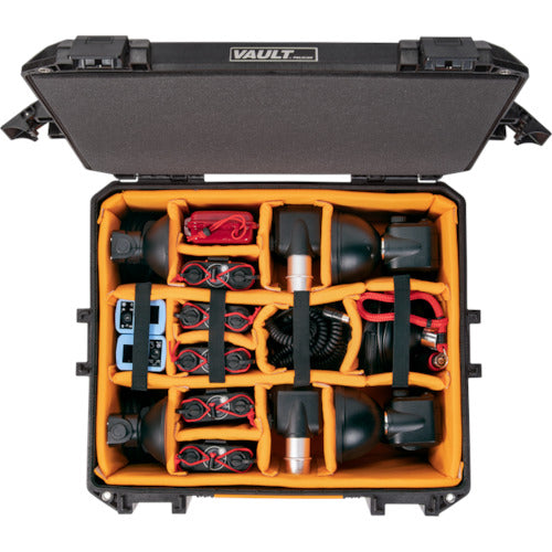 PELICAN V600WD ヴォールトケース ディバイダー付 VCV600-0040-BLK 1 個