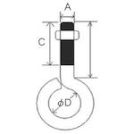야하타 마루 캄볼트 M12X100 1개입 YHI-MKBT-12100 1개