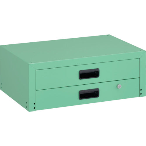 TRUSCO 툴 왜건 래빗 왜건용 2단 인출 600X400 영 그린 RBW-64X YG 1대