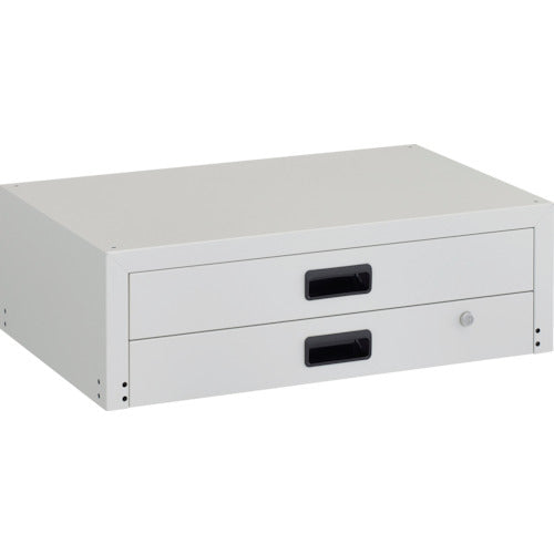 TRUSCO Tool Wagon, Rabbit Wagon, 2-Drawer, 700 x 450, White, RBW-75X W, 1 Unit