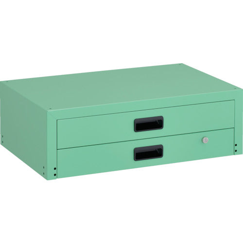 TRUSCO Tool Wagon Rabbit Wagon 2-Drawer 700X450 Young Green RBW-75X YG 1 Unit