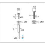 ナカニシ マンドレール 37062 1 袋
