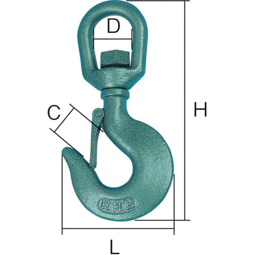 HHH Swivel Hook 2t YH-2 1 piece
