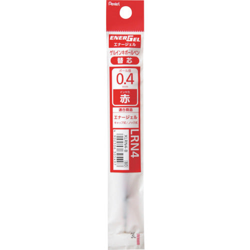 ペンテル エナージェルリフィル LRN4 赤 XLRN4-B 1 本
