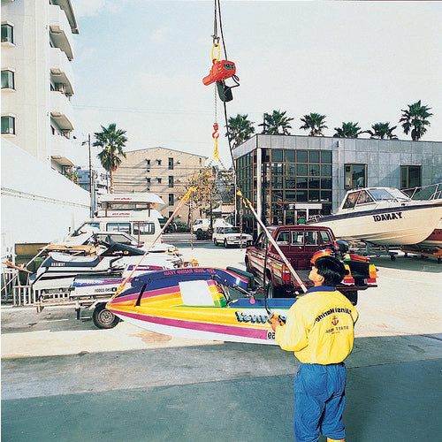 ZOJIRUSHI Single-phase 100V Small Electric Chain Block (1-speed type) 160kg, 3m (αS-016 3m) AS-K1630 1 unit