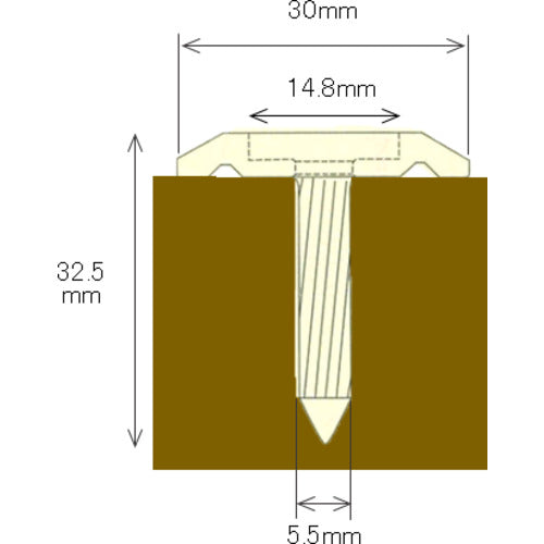 KM Industries Stainless Steel Mini Pin SW-4 1 piece