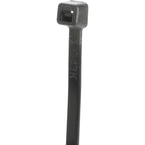 ストロングホールド 耐候性ナイロン結束バンド 黒 長さ100mm 幅2.5mm 100本入り S4−18−C0 S4-18-C0 1 袋