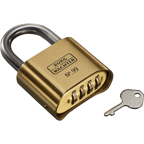 Burg Waechter Combination Padlock No. 99 Long Handle 99Ni50HB-65SB 37491 1 pc