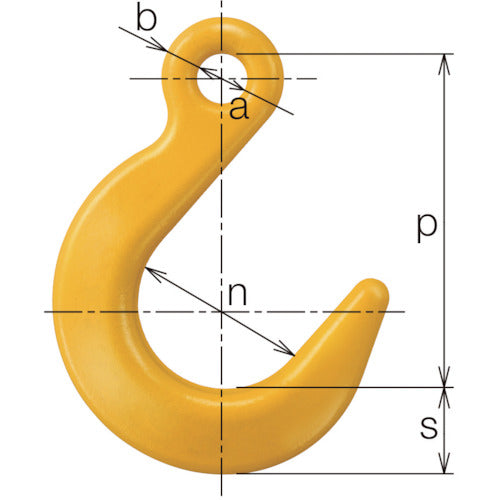 KITO 체인 링 카나그 부재(아이 타입) 펀드 리훅 HSF 기본 사용 하중 1.1t HSF06 1개