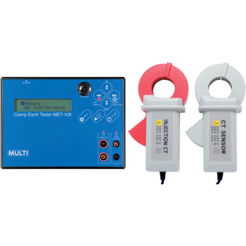 マルチ Bluetooth内蔵クランプ式接地抵抗計 MET-10X 1 個