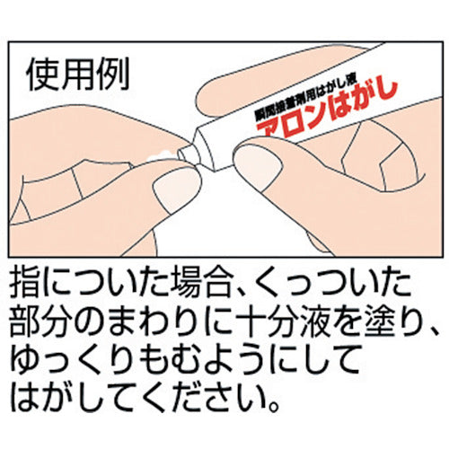 アロン 瞬間接着剤用はがし液 アロンはがし 10g AA-HAGASI 1 本