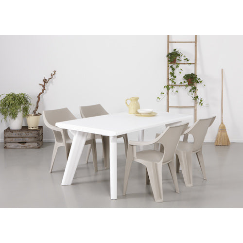 KETER 수지 의자 단테 하이백 화이트 171134 1 다리