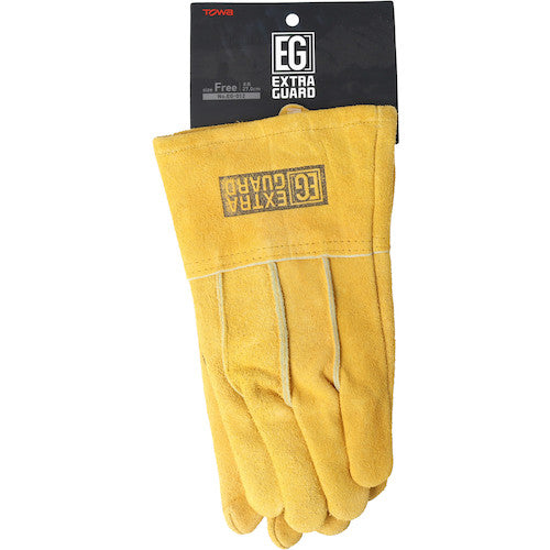 トワロン 牛床革手袋 EXTRAGUARD EG−012 TAKIBI 5本指 EG-012 1 双
