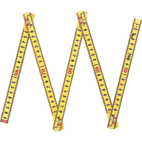 Shinwa Fiber Folding Ruler 5 Folds 78605 1 Piece