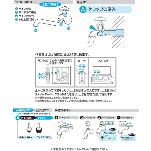 SANEI 水栓ケレップ PP82A-1S-17 1 袋