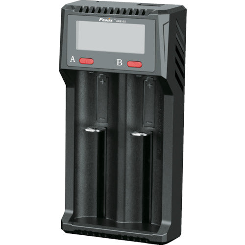 FENIX LED 손전등(충전식) 리튬 이온 충전지 전용 충전기 ARE-D2 D 시리즈(디지털 패널 부착) 폭 62×안길이 30×높이 123 mm ARE-D2