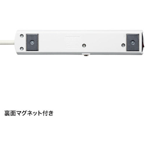 SANWA 電源タップ TAP-34MG-5 1 個