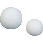 フロンケミカル フッ素樹脂(PTFE)球 鉄芯入 25.4Φ×19.05Φ NR0309-004 1 個