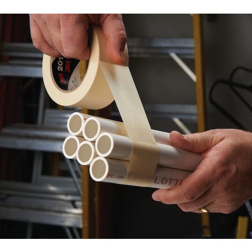 3M クレープマスキングテープ 201 48mmX55m 201 48X55 1P 1 巻