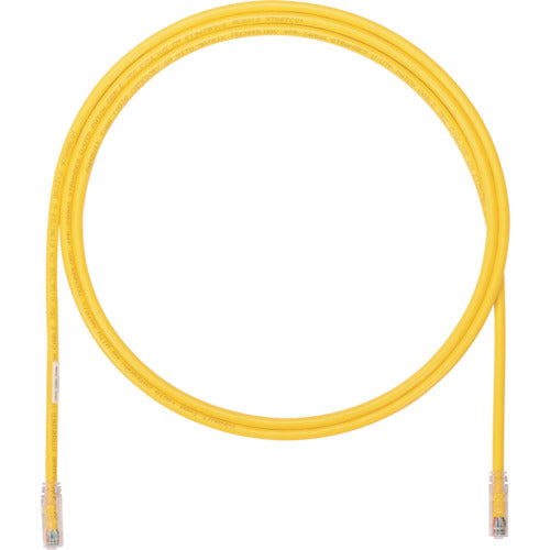 PANDUIT Category 6A UTP patch cord 24AWG solid wire Cable diameter: Φ6.4mm 15m Yellow UTP6AX15MYL UTP6AX15MYL 1 piece