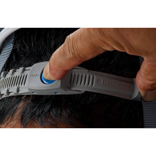 타니자와 에어라이트 S탑재 헬멧(투명 바이저 타입・홈 첨부) 투명 바이저:그린/모체색:흰색 123-JZV-V3-W3-J 1개