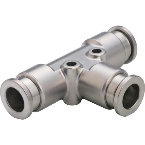 PISCO 耐腐蝕用SUS316ワンタッチ継手 チューブフィッティングSUS316 ユニオンティー SSPE6 1 個