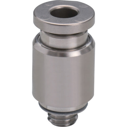 PISCO Corrosion-resistant one-touch fitting, tube fitting SUS316, hexagonal hole straight, for φ4, connection diameter M5 x 0.8, SSPOC4-M5, 1 piece