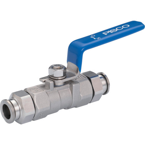 PISCO SUS316 equivalent ball valve 1 piece, reduced bore type SUS316 one-touch fitting type NSBV10-1010 1 piece