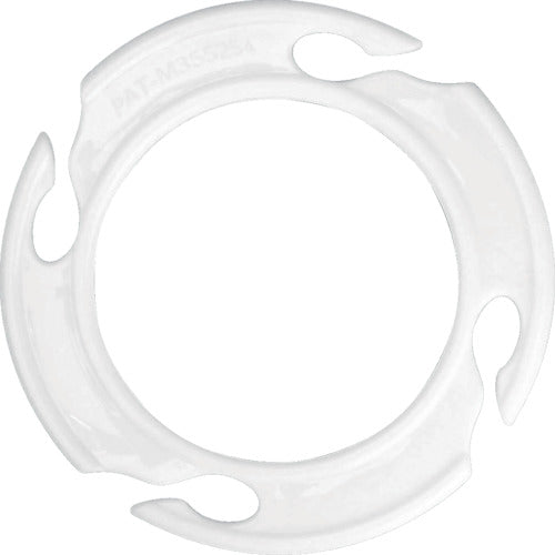 TRUSCO Cone Hook Ring White (2 pieces) TCHRW 1 bag