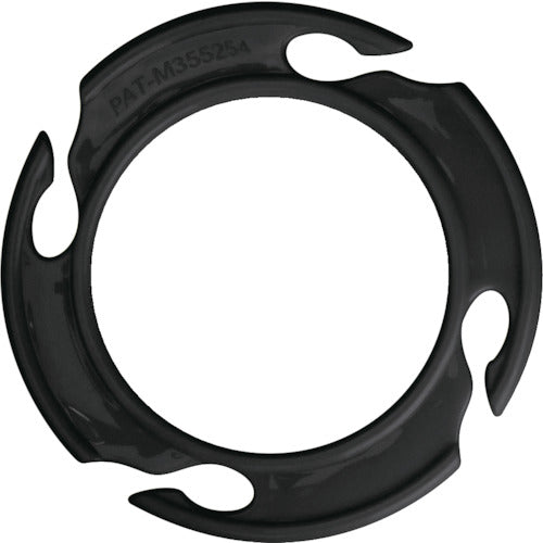 TRUSCO Cone Hook Ring Black (2 pieces) TCHRBK 1 bag