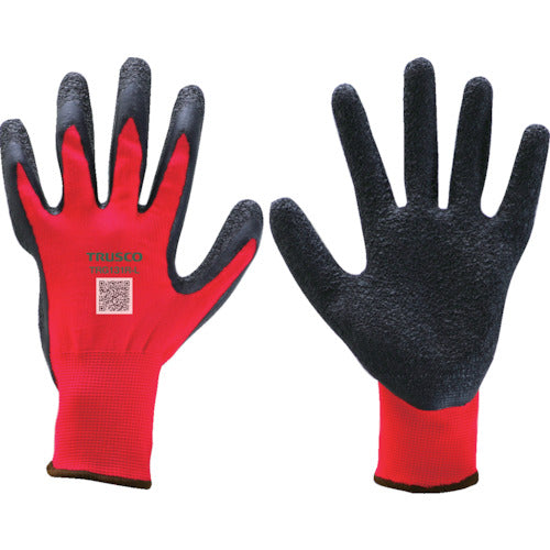 TRUSCO 고무 등받이 장갑 레드 1쌍 포함 13게이지 L TRG131R-L 1쌍