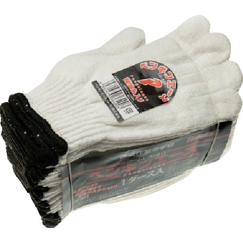 Penguin Ace Penguin Ace Work Gloves 8G Black TH-650 12P PENGUIN_8G_GUNTE_TH-650 1 DZ