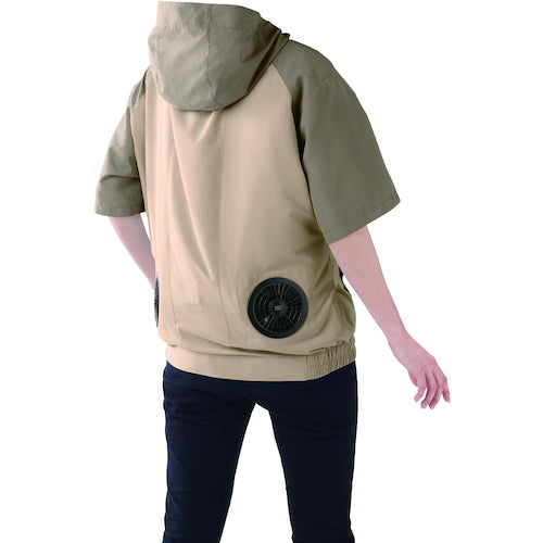 IRIS Casual Cool Wear Short Sleeve Set (with hood) M CCHS-M02-BE 1 S