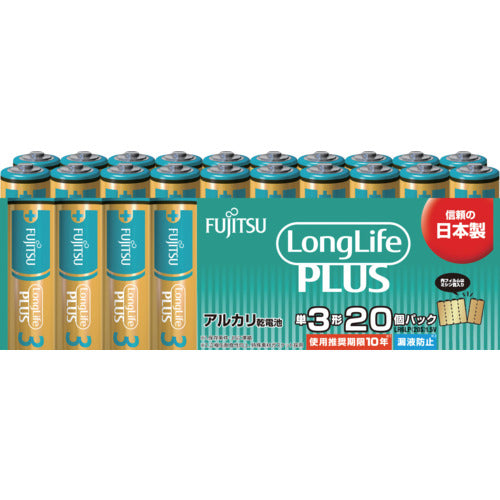 FDK Alkaline Battery AA Long Life Plus 20-Pack LR6LP(20S) 1 PK