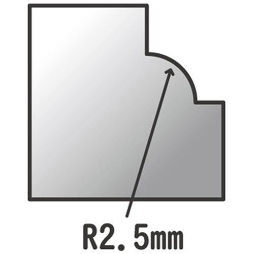 PROXXON Trimmer Bit Chamfer R2.5mm 29040 1 piece
