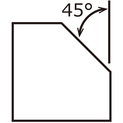 PROXXON trimmer bit chamfered 45 degrees 29044 1 piece