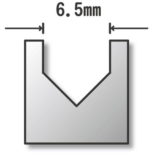 PROXXON Trimmer Bit V Groove 6.5mm 29032 1 pc