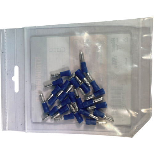 Stronghold Vinyl-insulated male terminal Wire size: AWG16-14/1.25-2sq Terminal width 3.9mm 25 pieces EBV14-4MB-Q EBV14-4MB-Q 1 bag