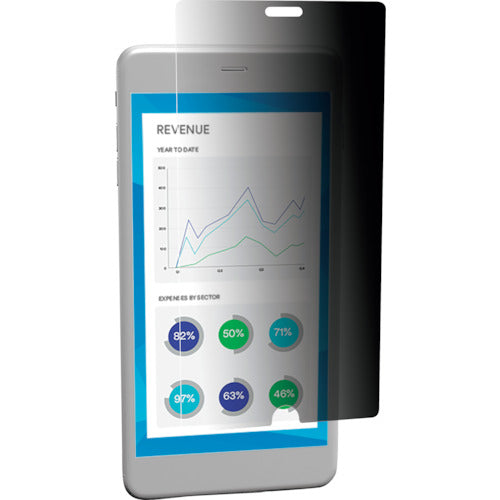 3M Privacy Protection Film Security/Privacy Filter for Apple iPhone MPPAP018 1 Sheet